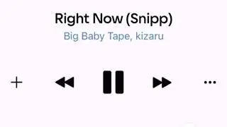 BIG BABY TAPE x KIZARU - RIGHT NOW (SNIPPET | 29/10/21)