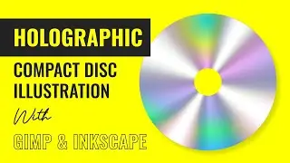 Holographic Compact Disc Effect in INKSCAPE