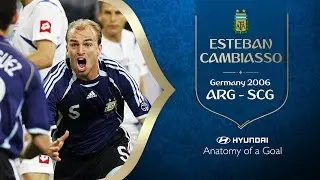 Esteban Cambiasso Goal | Argentina v Serbia & Montenegro | 2006 FIFA World Cup