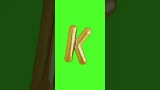 K, Alphabet K, ABCD, Green Screen Free Video, Green Screen, Chroma Key Background #greenscreen