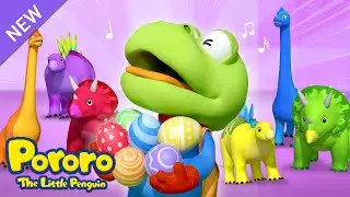 Learn Colors with Dinosaur Eggs! | Ten Colors Dinosaur🎈 | Learn Colors for Children | Pororo English