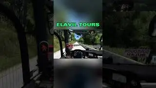 Driving a bus on a narrow road  #ets2 #philippines #bus #eurotrucksimulator2