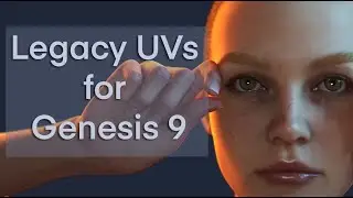 Legacy UVs for Genesis 9: Genesis 3, 8, and 8.1 Female (overview) Daz