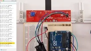 Arduino mit Line Follower Array von Sparkfun