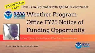 Weather Program Office FY25 Notice of Funding Opportunity (Minus Q&A)