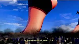 MMD Giantess Umi and Sora (Version 2)