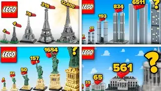 LEGO World Sights in Different Scales | Comparison