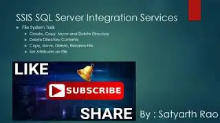 60 SSIS File System Task Part-2 | SQL Server Integration Services