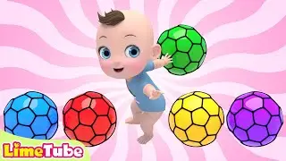 Color Balls Finger Family & Old macdonald had a farm | Nursery Rhymes | Kindergarten | LimeAndToys