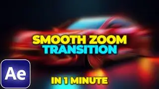 Zoom Transition Tutorial in After Effects | Smooth Zoom Blur Transition