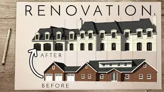 French Chateau Style Architectural Renovation - Schematic Design Process