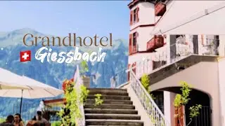 Beautiful  Grandhotel Giessbach  / Waterfalls🇨🇭Iseltwald Switzerland / Blue Lake Brienz