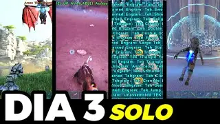 CASI me RAIDEAN OFFLINE y NOS MUDAMOS en DIA 3 ARK SOLO PVP - Alone ARK