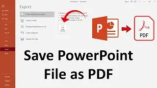 How to Save PowerPoint File as PDF in Windows 10