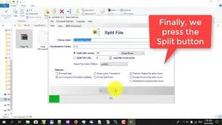 How to split large files with SplitByte file splitter