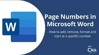 How to Add Page Numbers in Microsoft Word