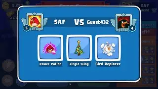 Angry Birds Friends. Star Cup Brawl! SAF vs Guest432. Passage from Sergey Fetisov