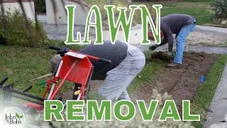 Turf Removal With Turf Cutter (Easy Lawn Removal!)