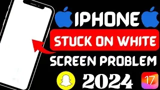 How to fix iphone stuck on white screen 2024 | Fixed✅iPhone stuck on white screen 2024 | in iOS 17