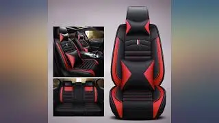 ANKIV Full Set Universal Fit 5 Seats Car Waterproof Pu Leather Front Rear Car Seat review