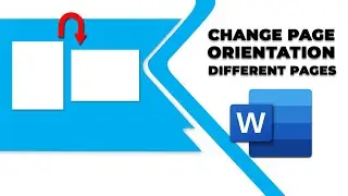 How to Change Page Orientation in Word for different pages