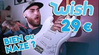 J’ACHÈTE UNE GUITARE À 29€ SUR WISH!! (Unboxing et Test)