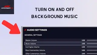 How to Turn on and off Background music in F1 Manager