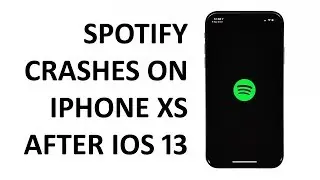 How to fix Spotify that keeps crashing on iPhone XS after iOS 13 update