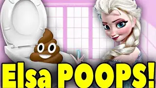 Frozen Elsa POOPS in the TOILET! Elsa Frozen 2 POOPS in the TOILET! Frozen POOPING in the Toilet!