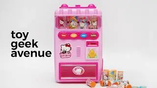 Satisfying with Unboxing Hello Kitty Pink Vending Machine | ASMR No Talking