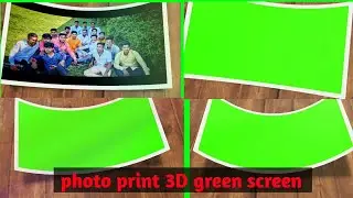 3d camera PHOTO Print Green screen 3D photo print Effects | Wedding photos Effects