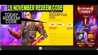 19 NOVEMBER 2020 REDEEM CODE||FF NEW REDEEM CODE TODAY ||19TH NOVEMBER 2020||NEW EMOTE REDEEM CODE