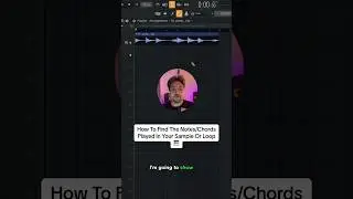 How To Find Notes/Chords Played In Your Sample Or Loop #shorts #flstudio
