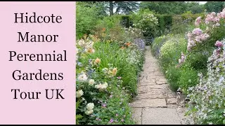 🌹 UK Hidcote Manor Perennial Gardens Walking Tour // Gloucestershire, England