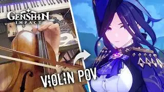 Clorinde Trailer Theme | Pro Violinist POV | Genshin Impact 4.7