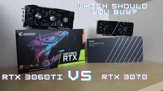 RTX 3060ti vs RTX 3070 w/ CyberPunk 2077 Benchmark!