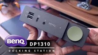 BenQ beCreatus DP1310 Professional USB-C Hybrid Docking Station - Console Ready 4K 120Hz Gaming Mode