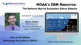 NOAA’s EBM Resource: The National Marine Ecosystem Status Website