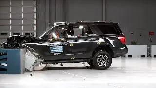 2024 Ford Expedition updated moderate overlap IIHS crash test