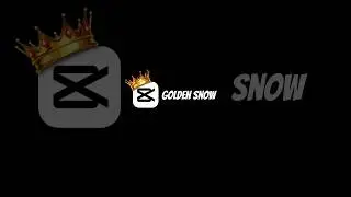 Golden Snow tutorial in Capcut #shots