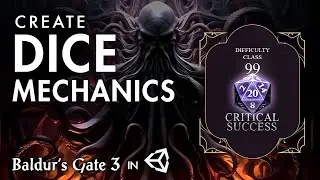 Create Baldur's Gate Style Dice in Unity