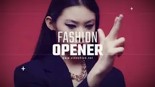 After Effects Template: Fashion Opener + Free Font