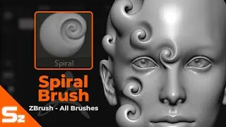 Spiral Brush: ZBrush All Brushes