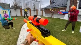 NERF WAR: FORTNITE in Real Life