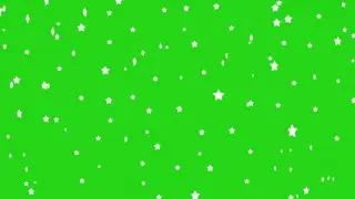 Star Overlay Green Screen || Template Star Video Background || Particle Stars Effects Free