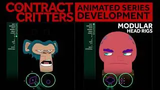 Animated Series Development | CONTRACT CRITTERS | Modular Rigs