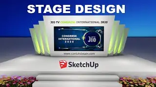 DESAIN STAGE KEREN SECARA MUDAH - TUTORIAL SKETCHUP