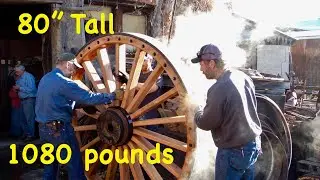 Building 1,080 lb Wood Wheels for the Borax Wagons | Massive Wheelwright Work