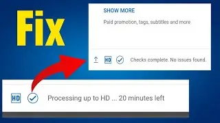 Processing up to HD youtube | Processing up to HD youtube studio