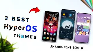 😎😱 3 AMAZING HyperOS Themes for redmi and poco users || Hyperos themes for miui